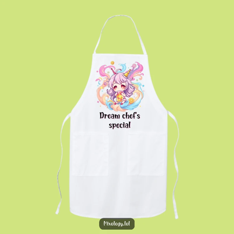 Funny Dream Chef Apron: Fantastical Drink Character Kitchen Funny Gift