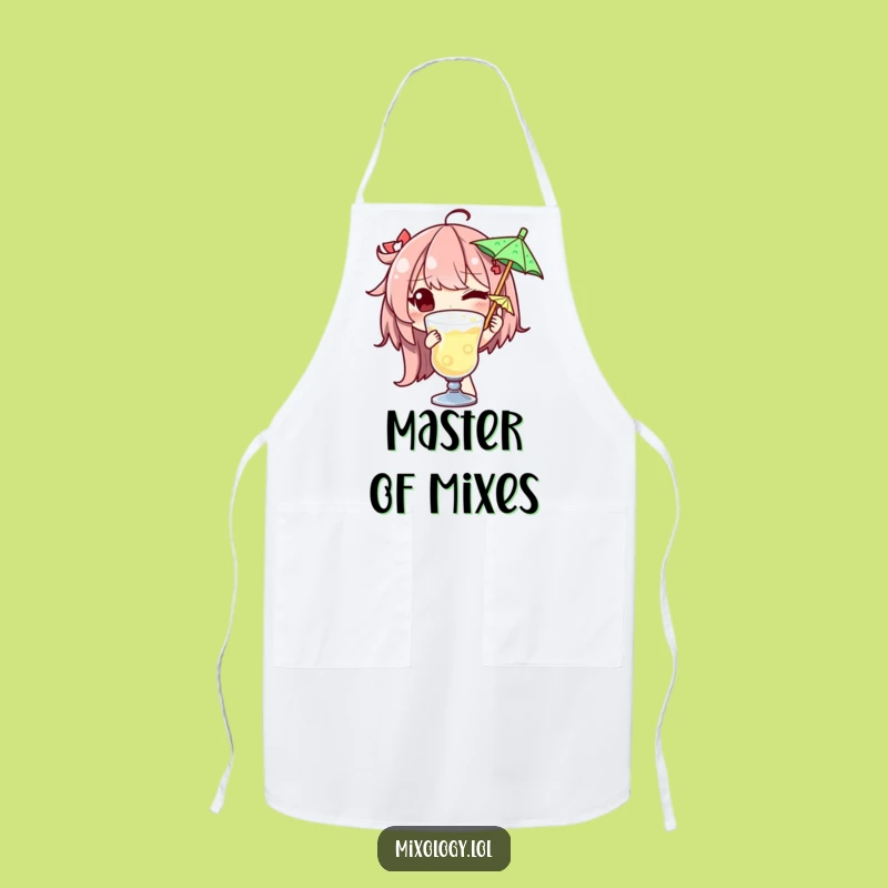 Funny Cocktail Master Apron: Witty Chef's Wear for Party Prep