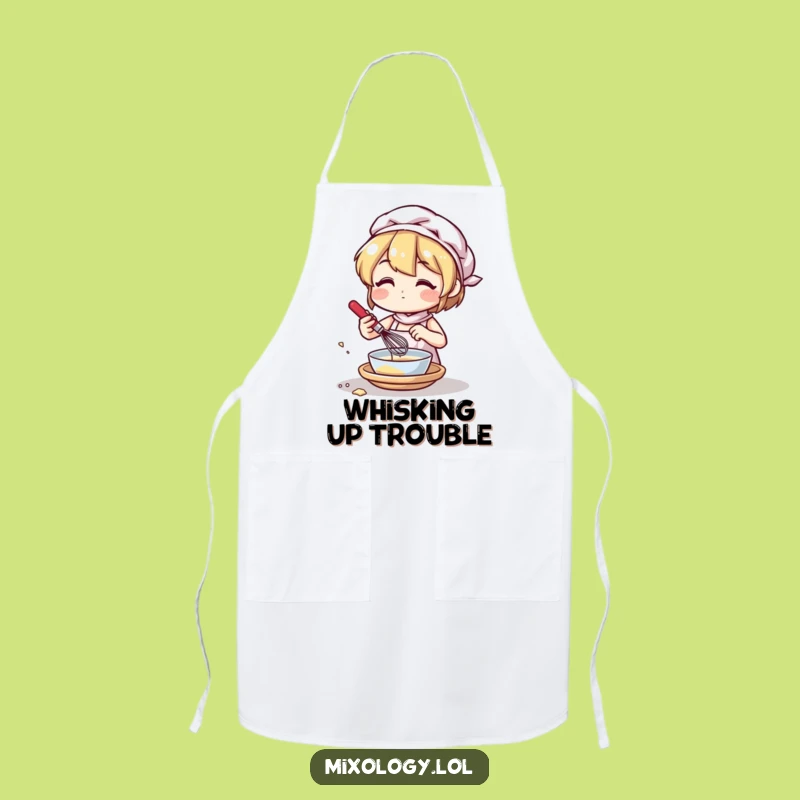 Funny Mixing Whisk Apron - Cook and Create with Kitchen Humor