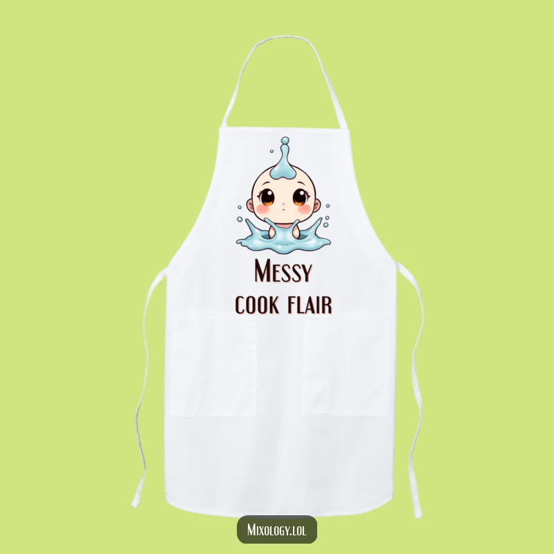 Funny Splash Surprise Apron - Kitchen Fun Unexpected Design