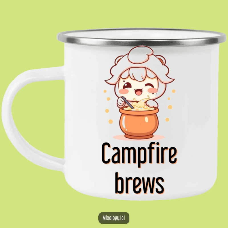 Funny Kawaii Potion Maker Camping Mug - Outdoor Magical Brew