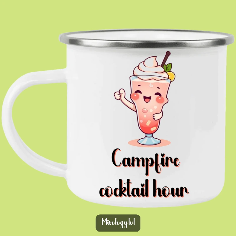 Funny Drink Garnisher Camping Mug - Outdoor Cocktail Flair
