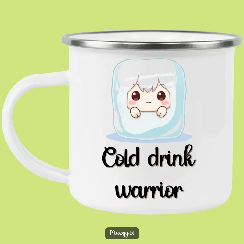 Funny Ice Cube Escape Camping Mug - Adventure Humor for Outdoors, Unique Funny Gift