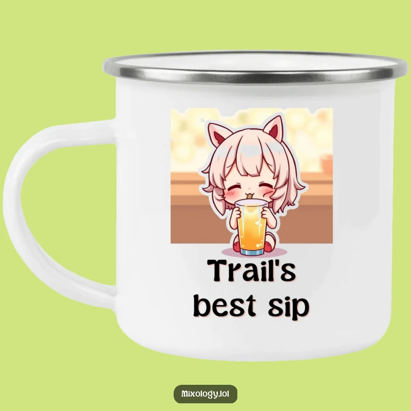 Funny Delightful Drink Camping Mug - Sip Joy on Every Adventure