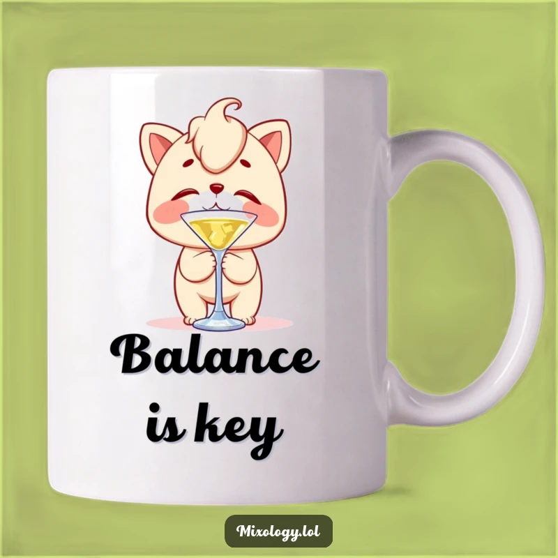 Funny Clumsy Balance Mug - Cocktail Stirrer Nose Trick, Perfect Funny Gift