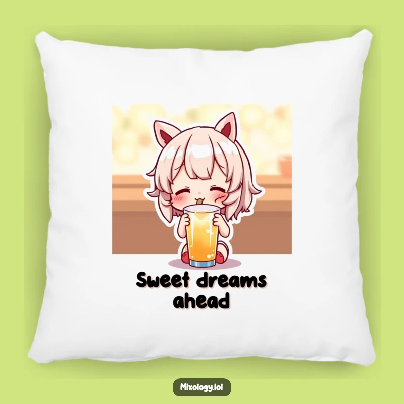 Funny Delightful Drink Pillow - Cozy Comfort for Cherished Moments