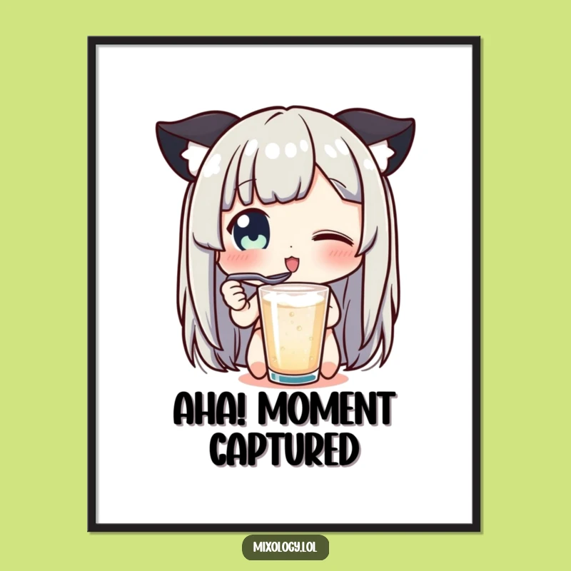 Funny Delightful Sip Digital Art - Taste the Joy Instantly!