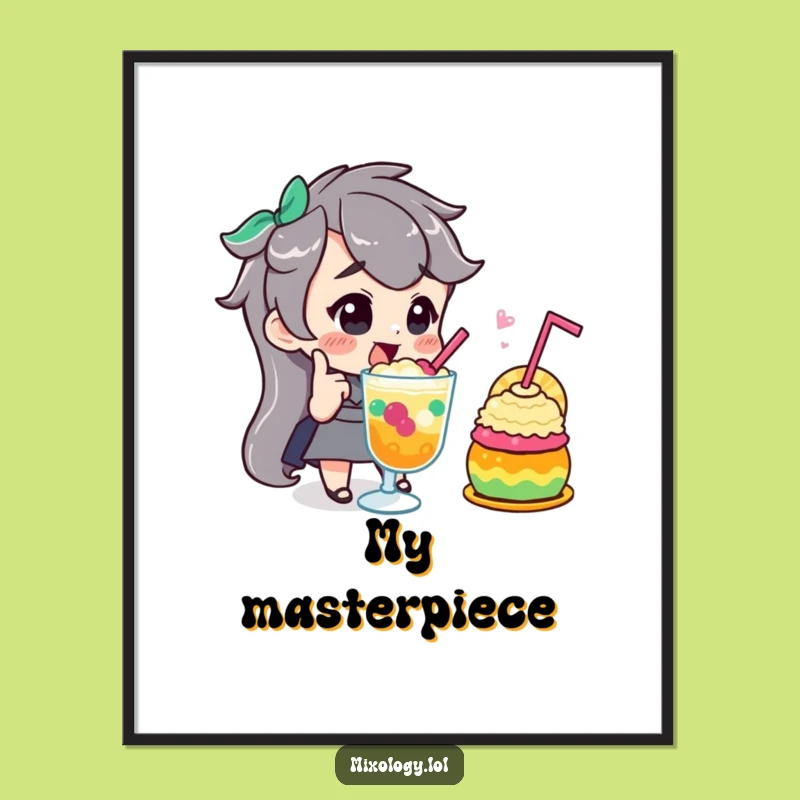 Funny Masterpiece Mix Digital Art - Confident Nod Print, Perfect Funny Gift Download