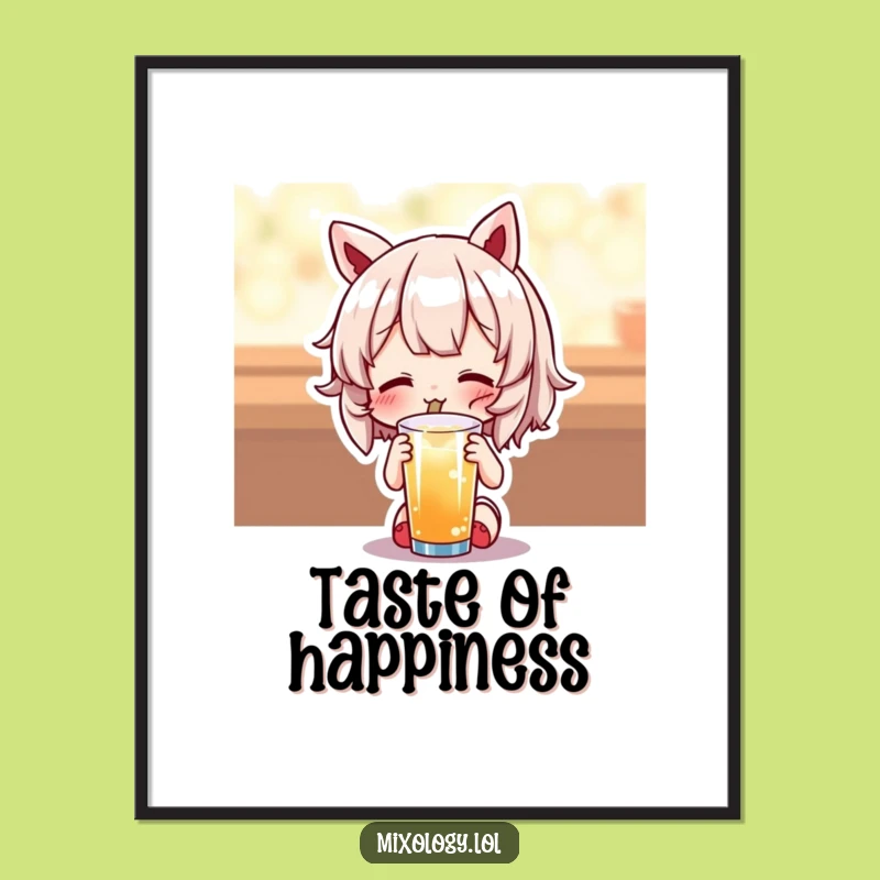 Funny Delightful Drink Digital Print - Instant Joyful Wall Art