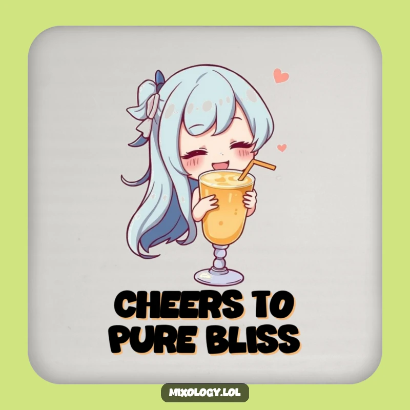 Funny Sophisticated Drinker Coaster: Protect Surfaces with Flair!