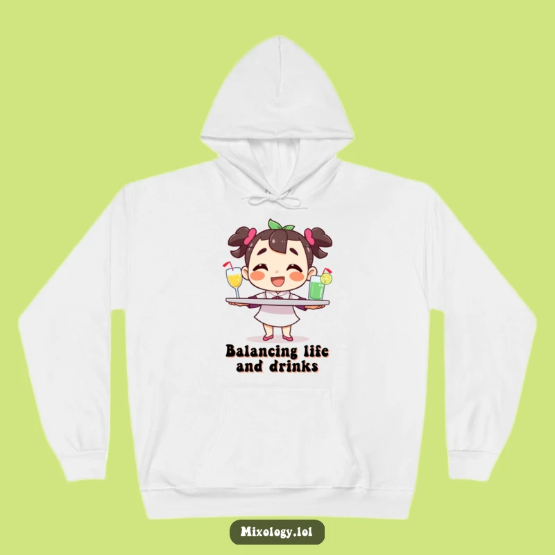 Funny Balancing Character Hoodie: Cozy & Hilarious Party Gear Gift
