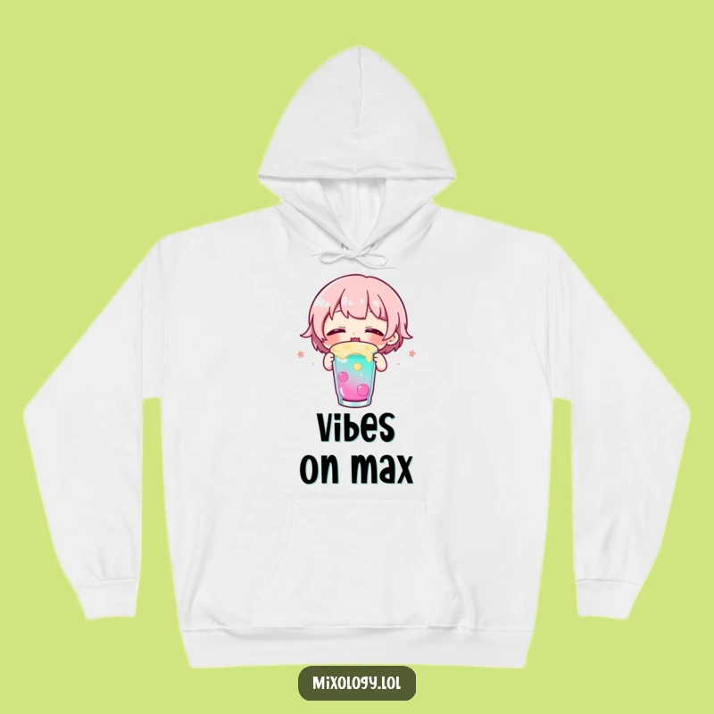 Funny Happy Drinker Hoodie: Stay Cozy with this Cute Character Sweatshirt
