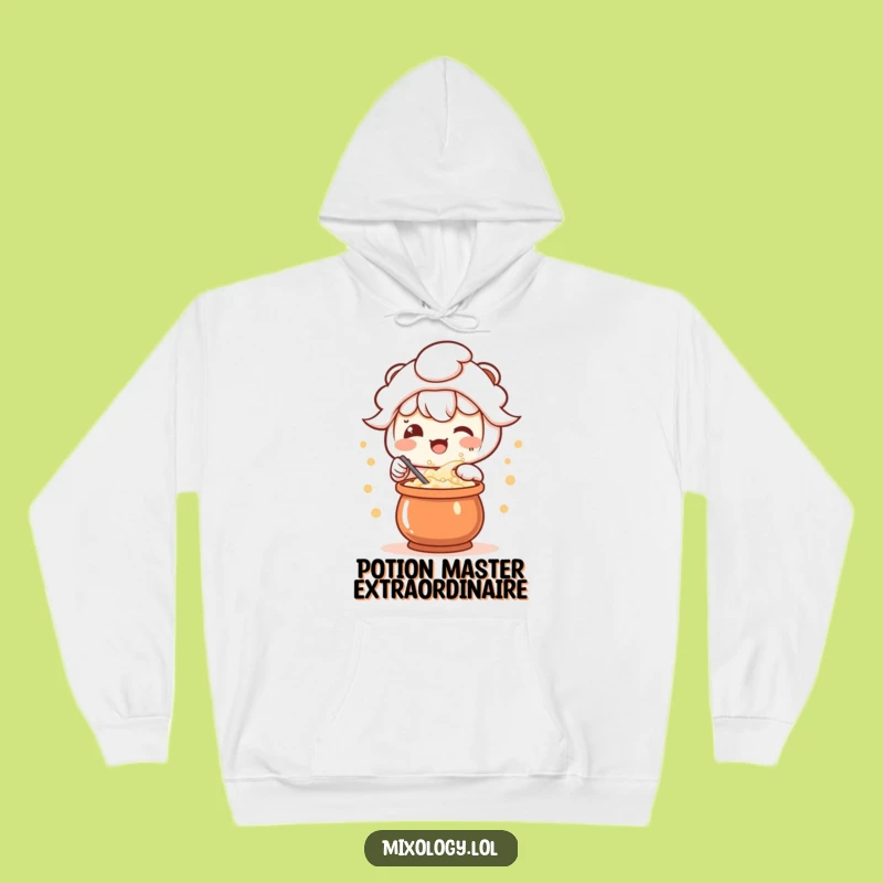 Funny Kawaii Potion Maker Hoodie - Cozy Magical Brew Comfort