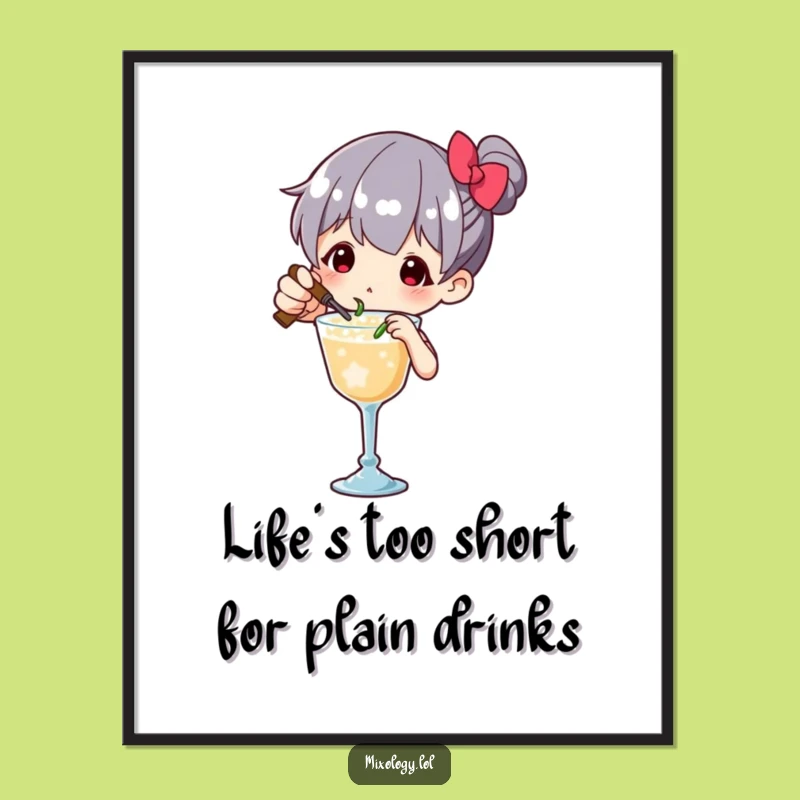 Free Printable Wall Art: Funny Bartender Mixologist, Humorous Downloadable Decor for Your Bar