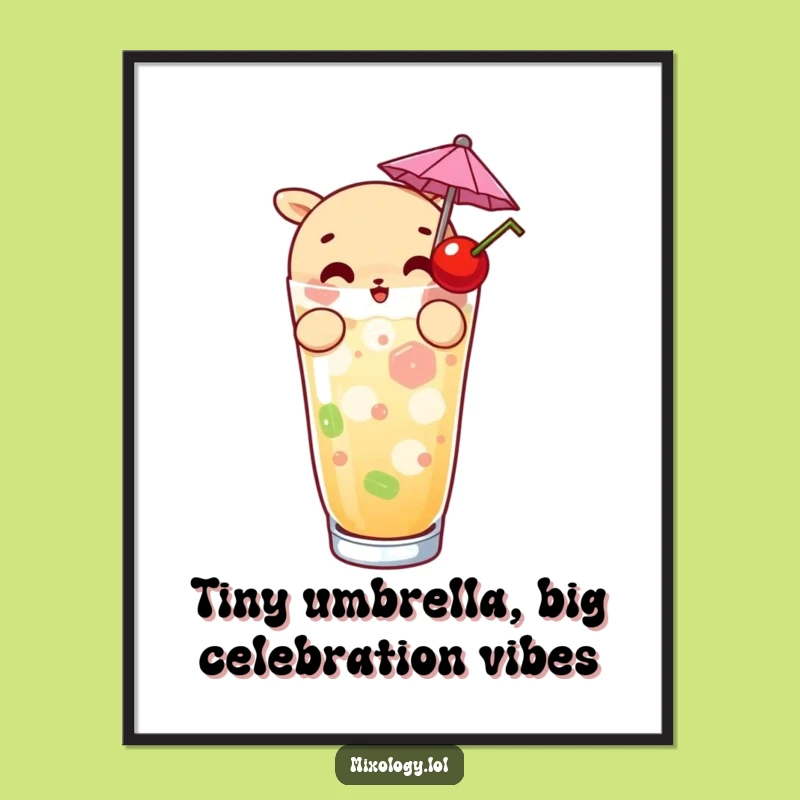 Free Printable Wall Art: Cocktail Cheers! Curious Garnish Character Decor