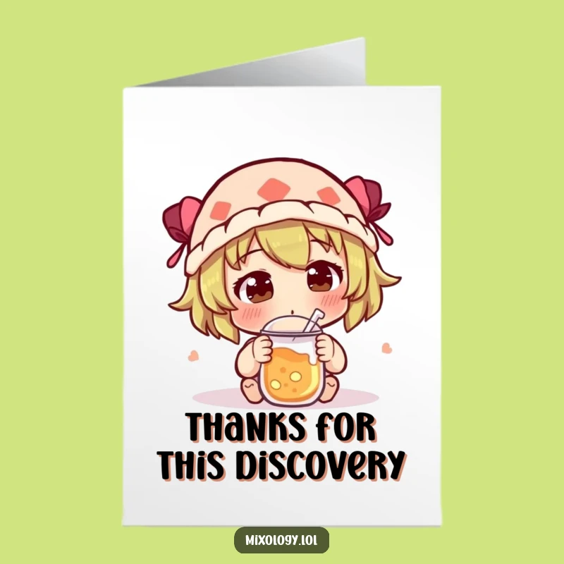 Free Printable Thank You Card: Curious Character, Memorable Downloadable Gift of Appreciation