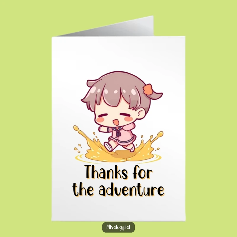 Free Printable Thank You Card: Garnish Chaos, Witty Downloadable Gift