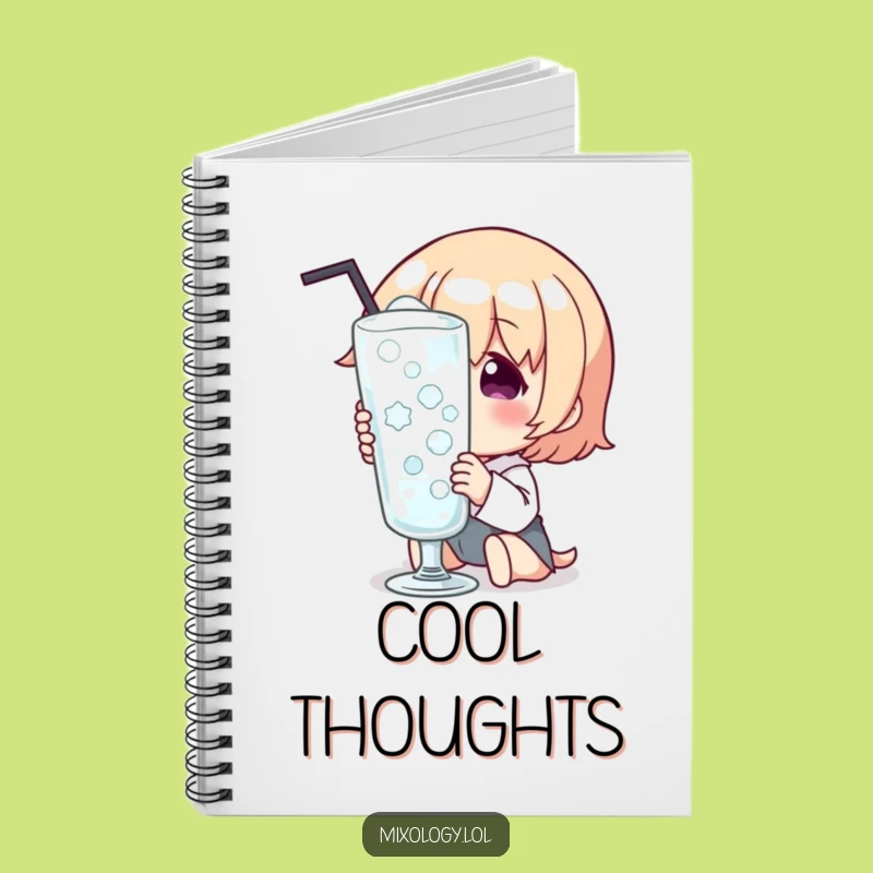Funny Chilled Glass Delight Notebook: Jot Down Refreshing Ideas