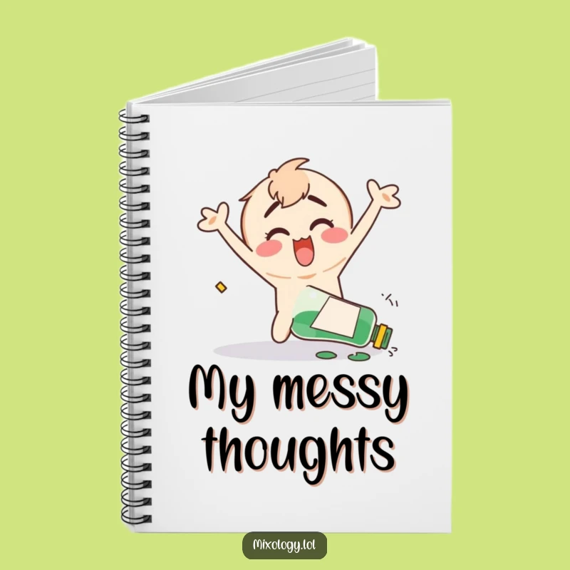 Funny Clumsy Thoughts Notebook - Happy Accidents & Ideas, Great Funny Gift