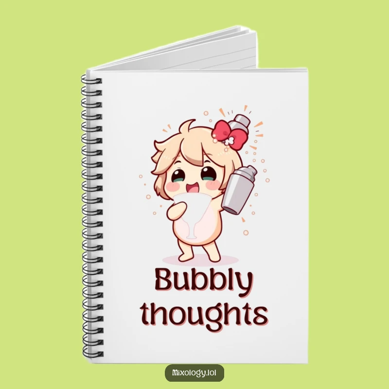 Funny Cocktail Shaker Notebook: Gleeful Character's Party Plans, Ideal for Ideas Gift