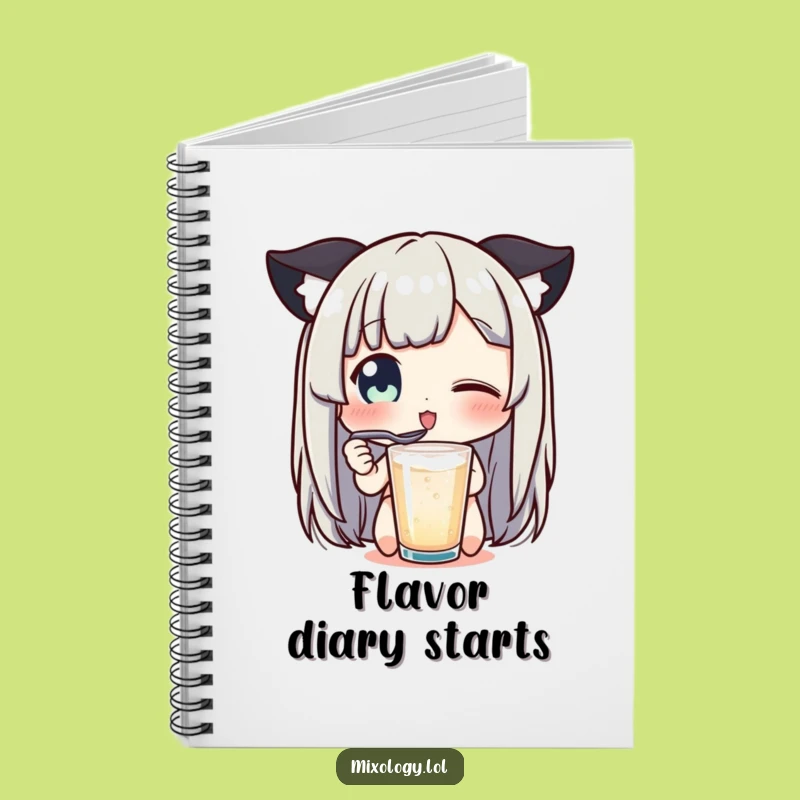 Funny Delightful Sip Notebook - Record Your Flavorful Discoveries!