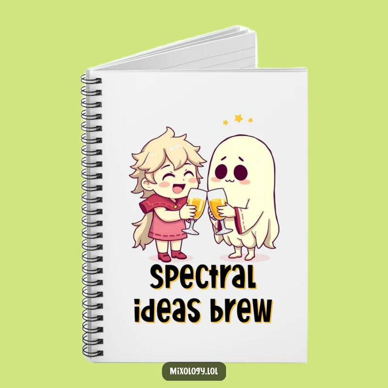 Funny Spectral Friends Notebook: Jot Down Your Eerie Thoughts!