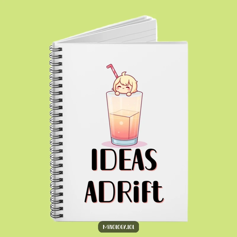 Funny Chill Character Ice Cube Notebook: Jot Down Ideas with Cool Calmness and Humor