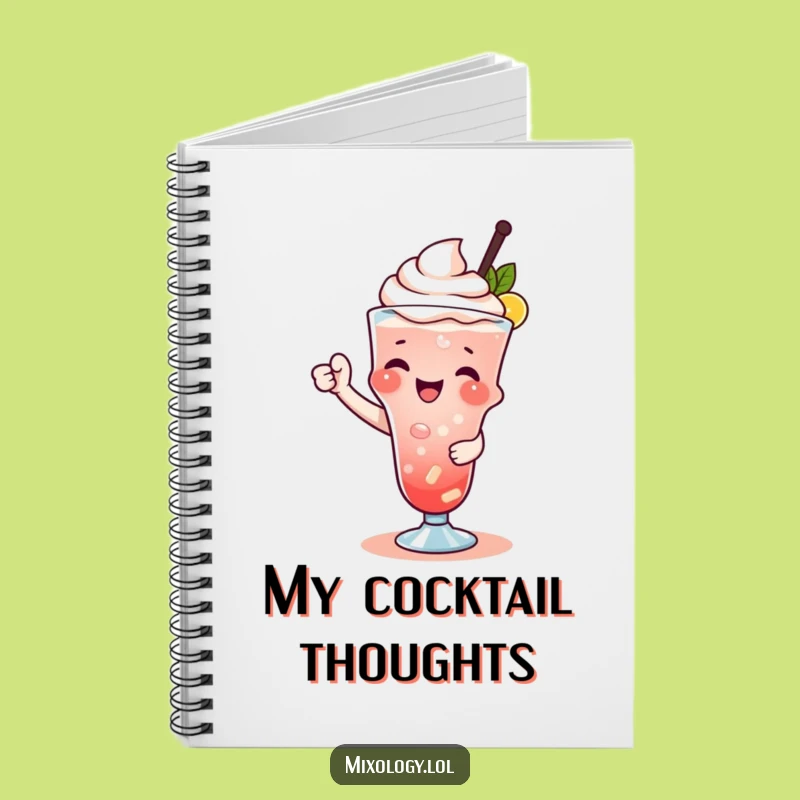 Funny Drink Garnisher Notebook - Jot Down Ideas with Flair