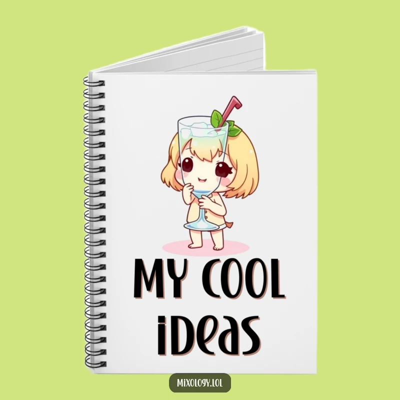 Funny Cool Drink Notebook: Sweet Character's Elegant Notes, The Ultimate Funny Gift