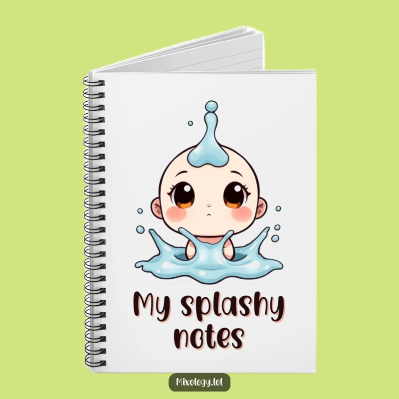 Funny Splash Surprise Notebook - Jot Down Ideas with Energy