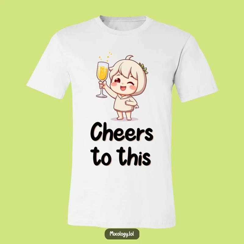 Funny Toasting T-Shirt: Wear Your Joyful Celebration with This Tee