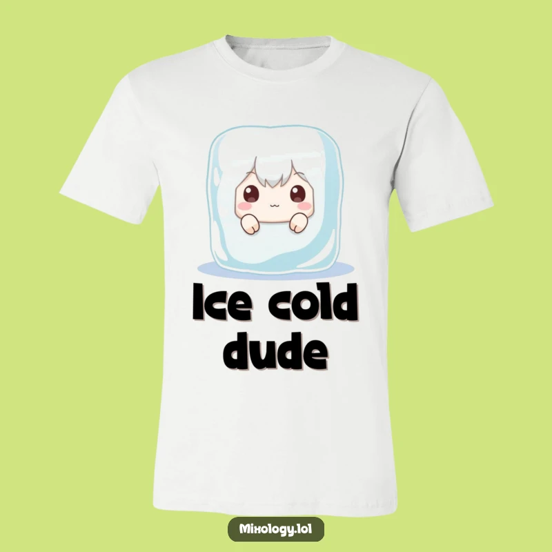 Funny Ice Cube Hideout T-Shirt - Hilarious Character Tee for Stealthy Fun, Ideal Funny Gift