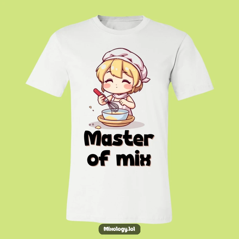 Funny Mixing Whisk T-Shirt - Bake with Joyful Flair Apparel