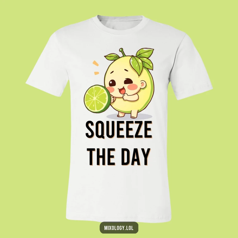 Funny Effort Lime Squeeze T-Shirt - Hilarious Citrus Struggle Apparel