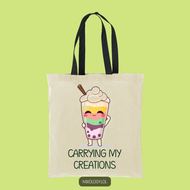 Funny Beverage Tote: Proud Presentation, Layered Drink Bag, Humor