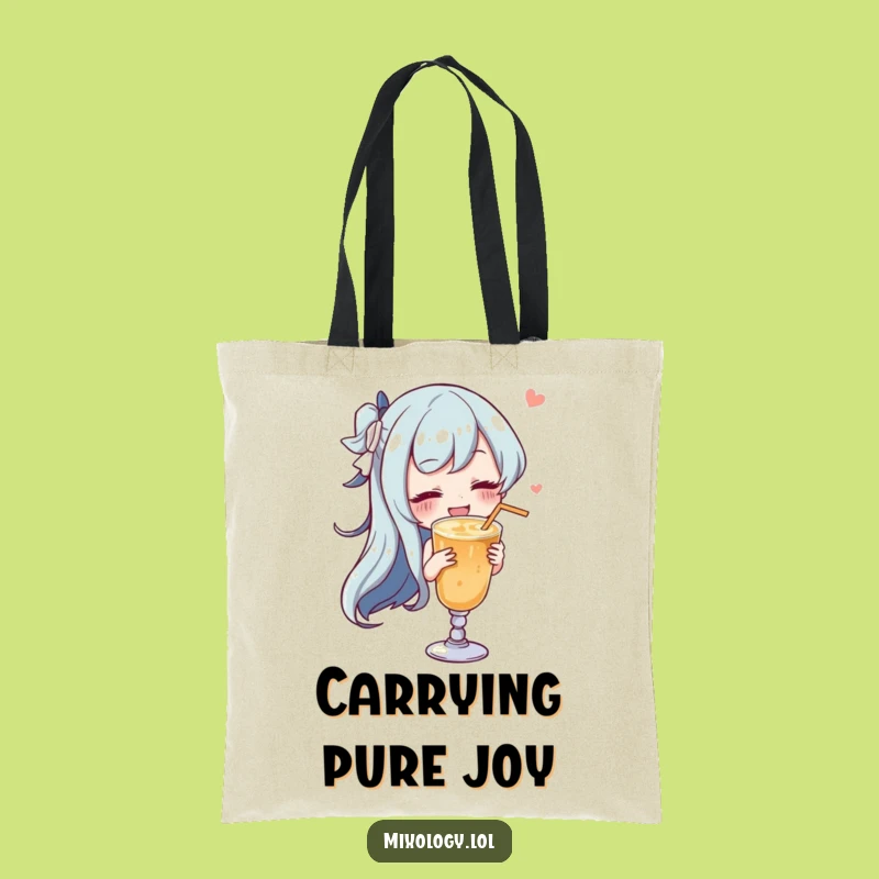 Funny Sophisticated Drinker Tote Bag: Carry Your Relaxation!