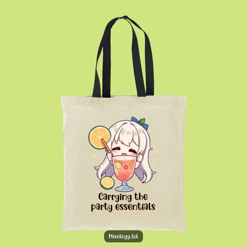 Funny Garnishing Character Tote Bag: Carry Your Fun & Party Gear Gift