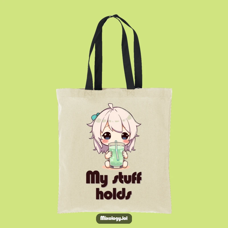 Funny Whimsical Straw Sip Tote Bag: Carry Your Fun in Style